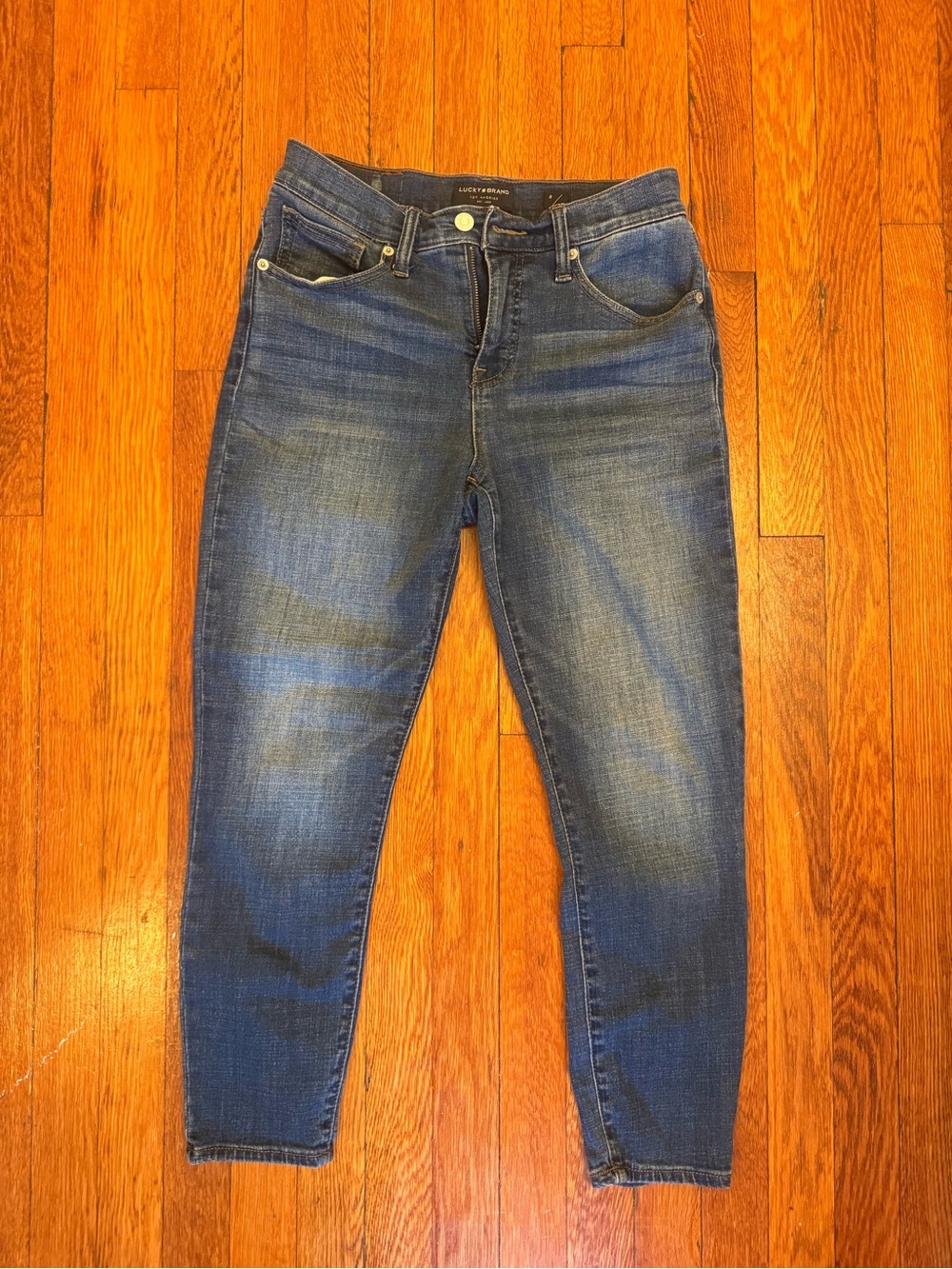 Lucky Brand Dark Wash Skinny Jeans Size 8